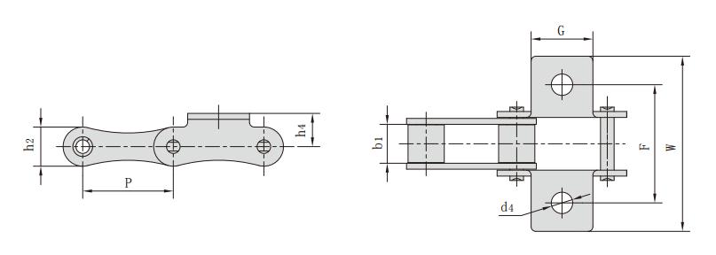 <font color='red'>S42F2</font>K1F1_S型鋼制農(nóng)機(jī)鏈附件