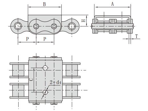 <font color='red'>10b-u2</font>F3_帶U型附件滾子鏈